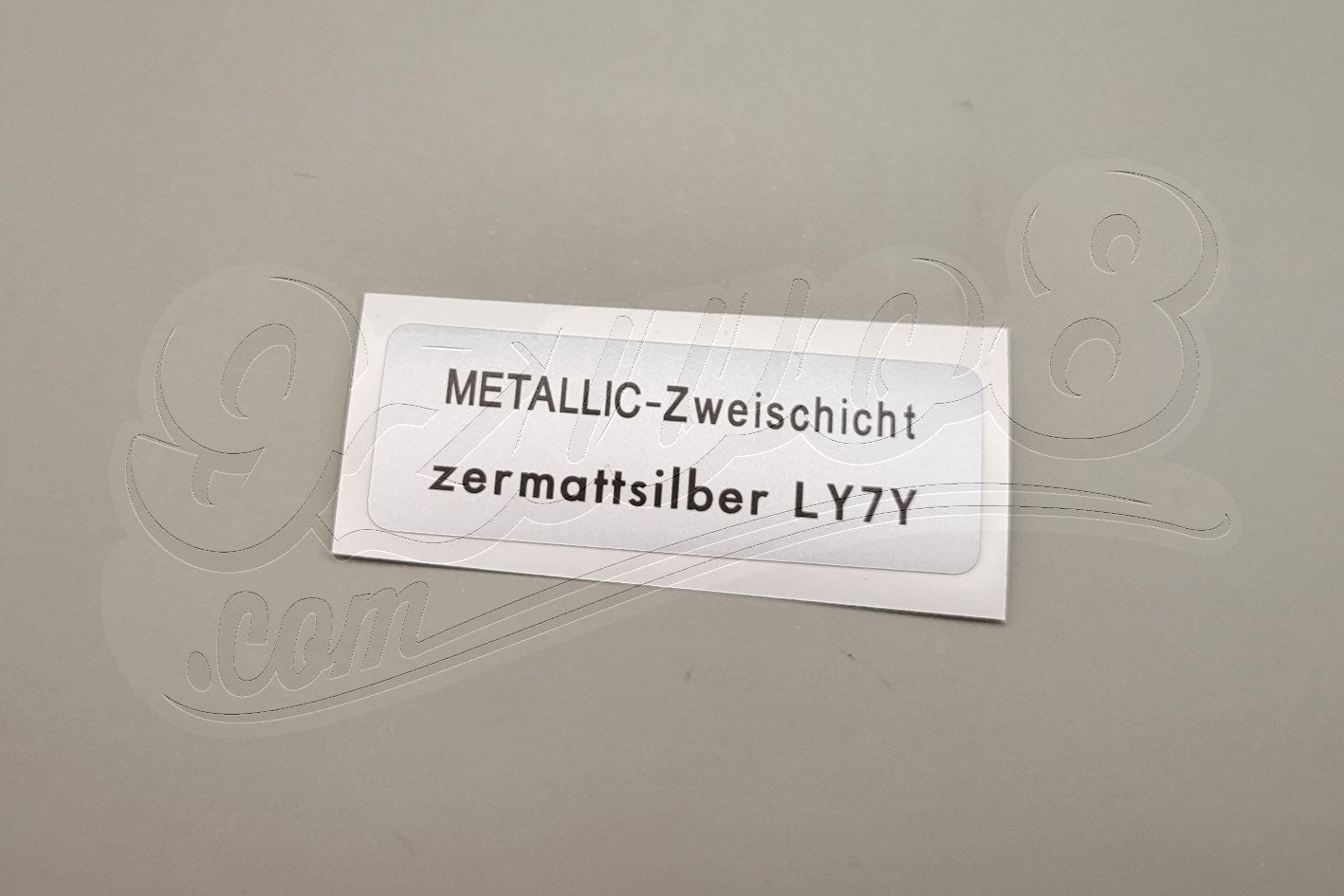 Aufkleber LY7Y zermattsilber-metallic Porsche 924 944