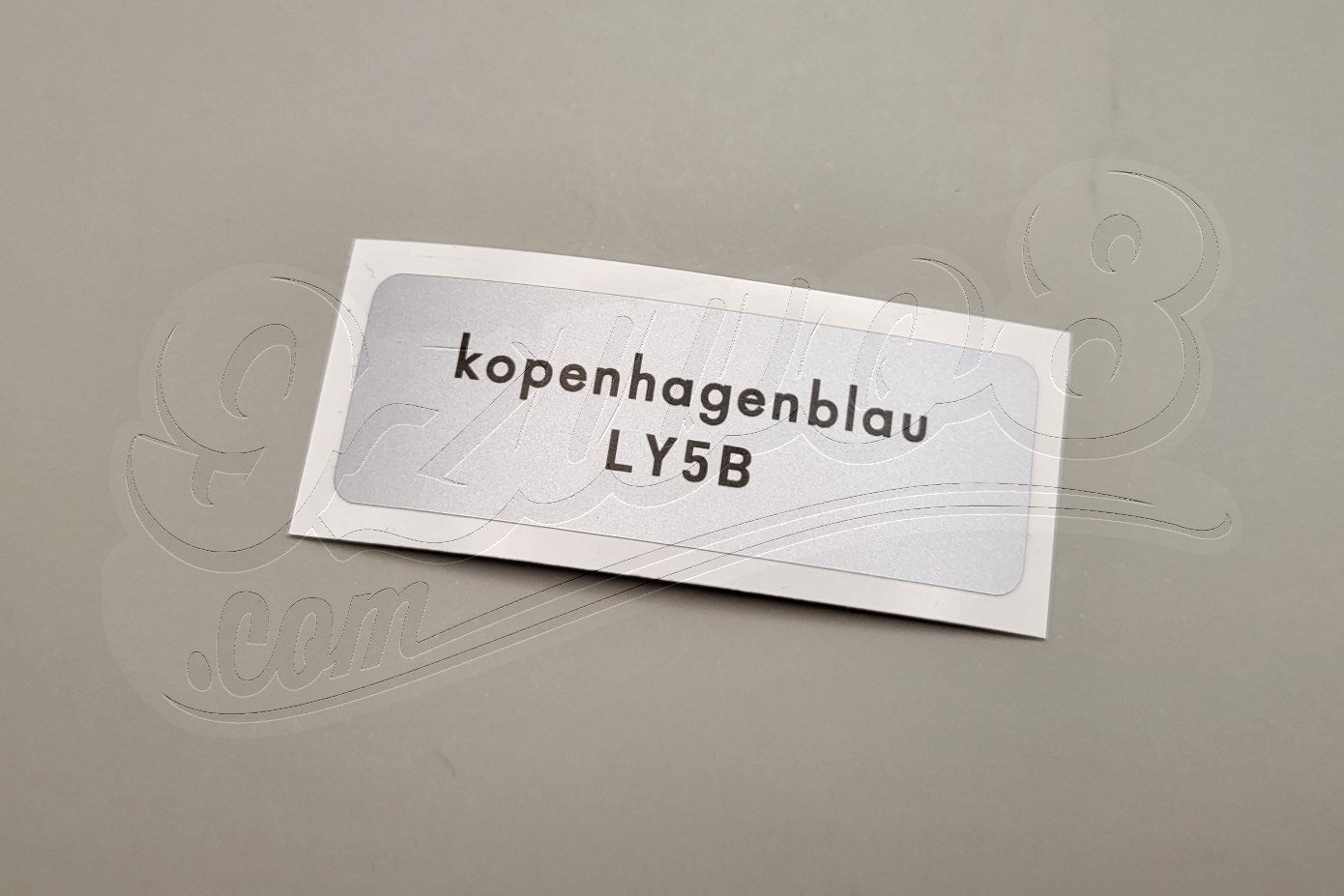 Aufkleber LY5B kopenhagenblau Porsche 924 944