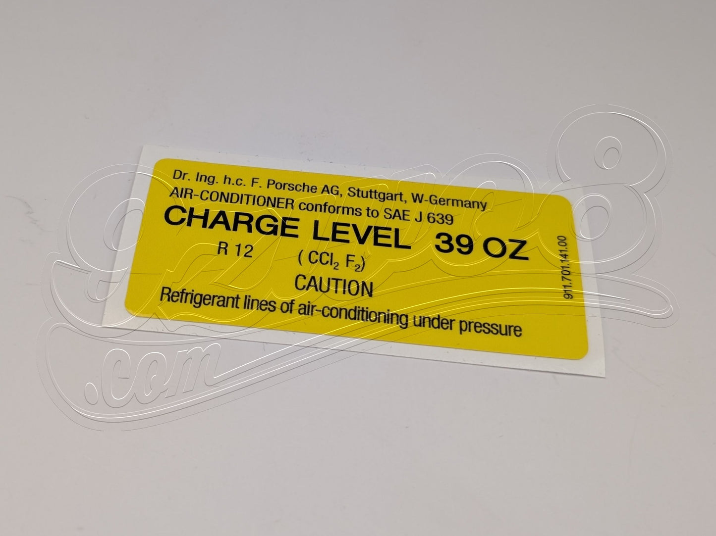 Aufkleber Charge Level 39oz für Porsche 911 91170114100