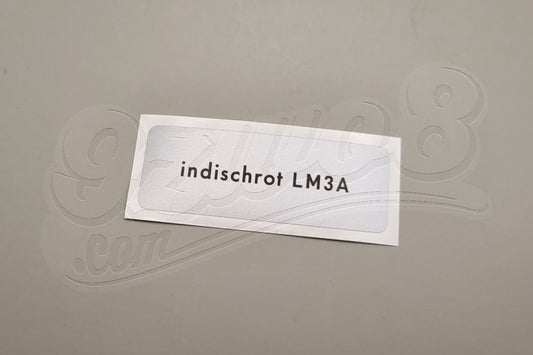 Autocollant LM3A rouge indien Porsche 924 944